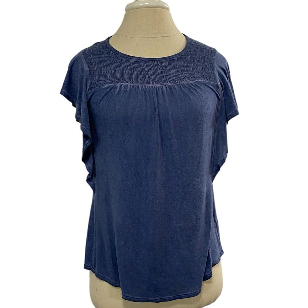 Rewind | Flowy Ruffle Sleeve Top - Picture 2 of 14